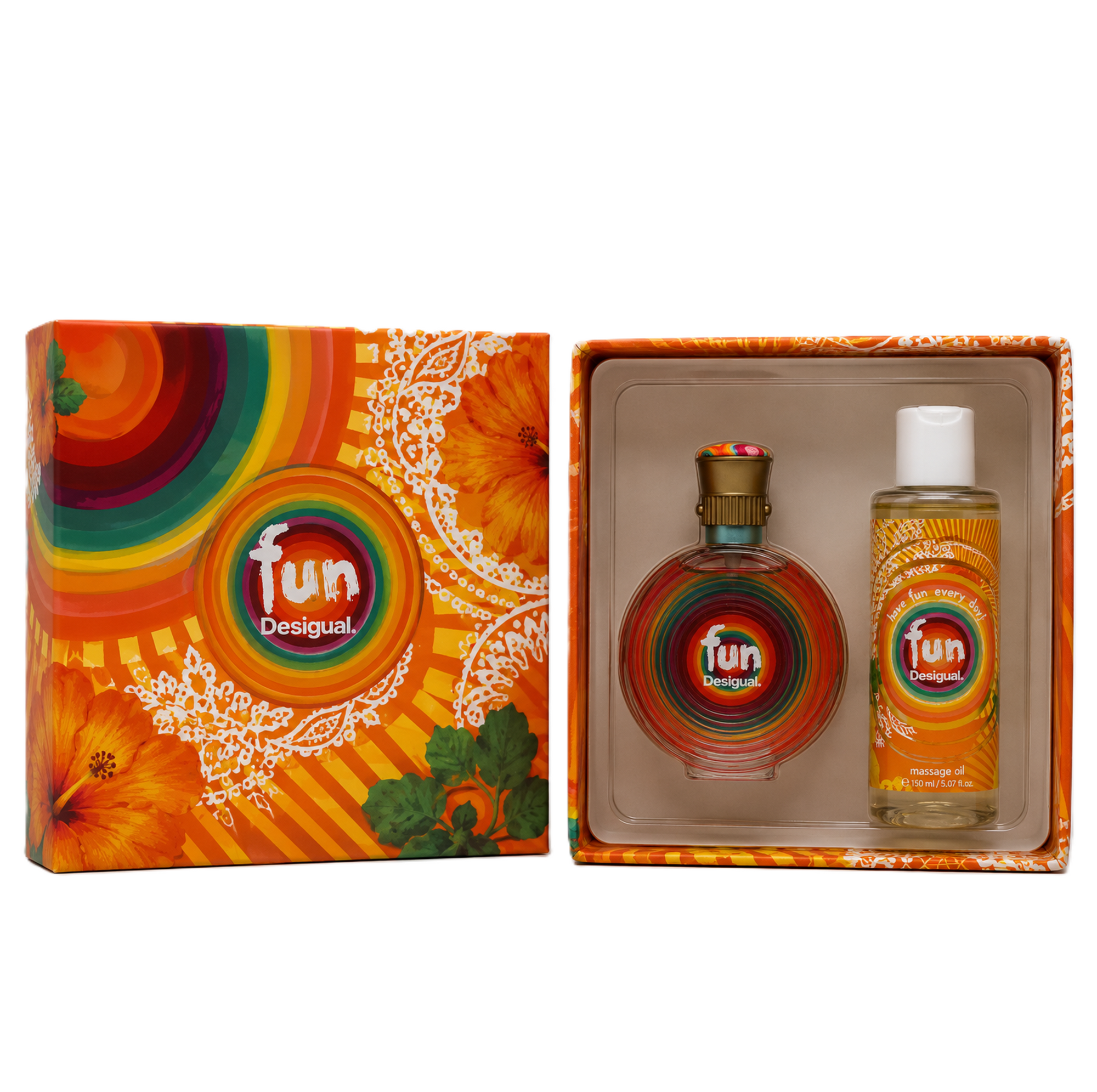 Desigual fun Eau de Toilette 50 ml + Massage Oil 150ml