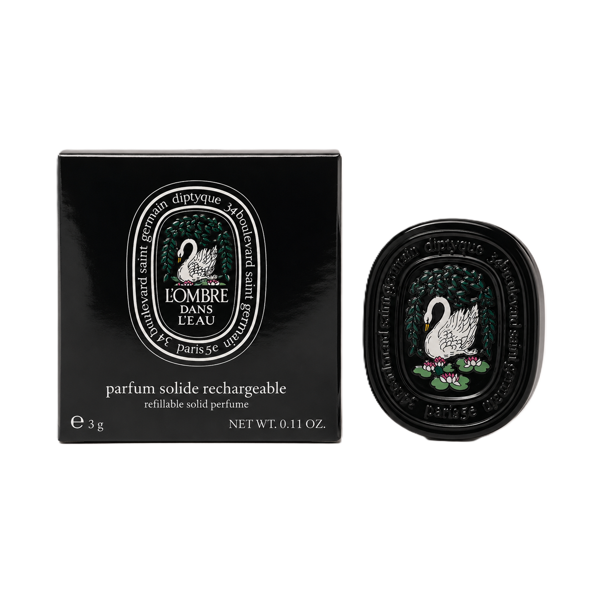 Diptyque L'Ombre dans L'Eau refillable solid perfum 3g