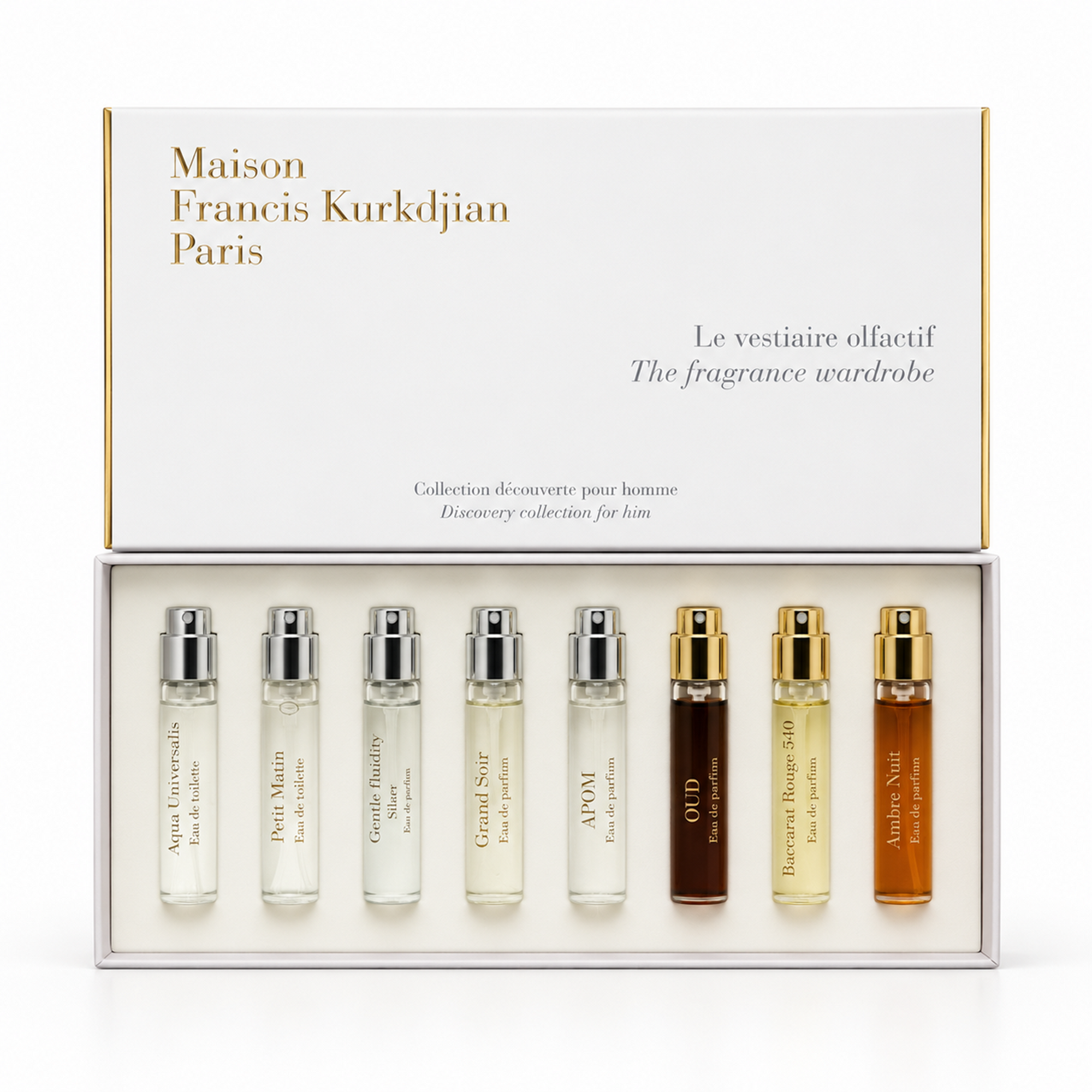 Maison Francis Kurkdjian Discovery Collection For Him  8 x 11ml