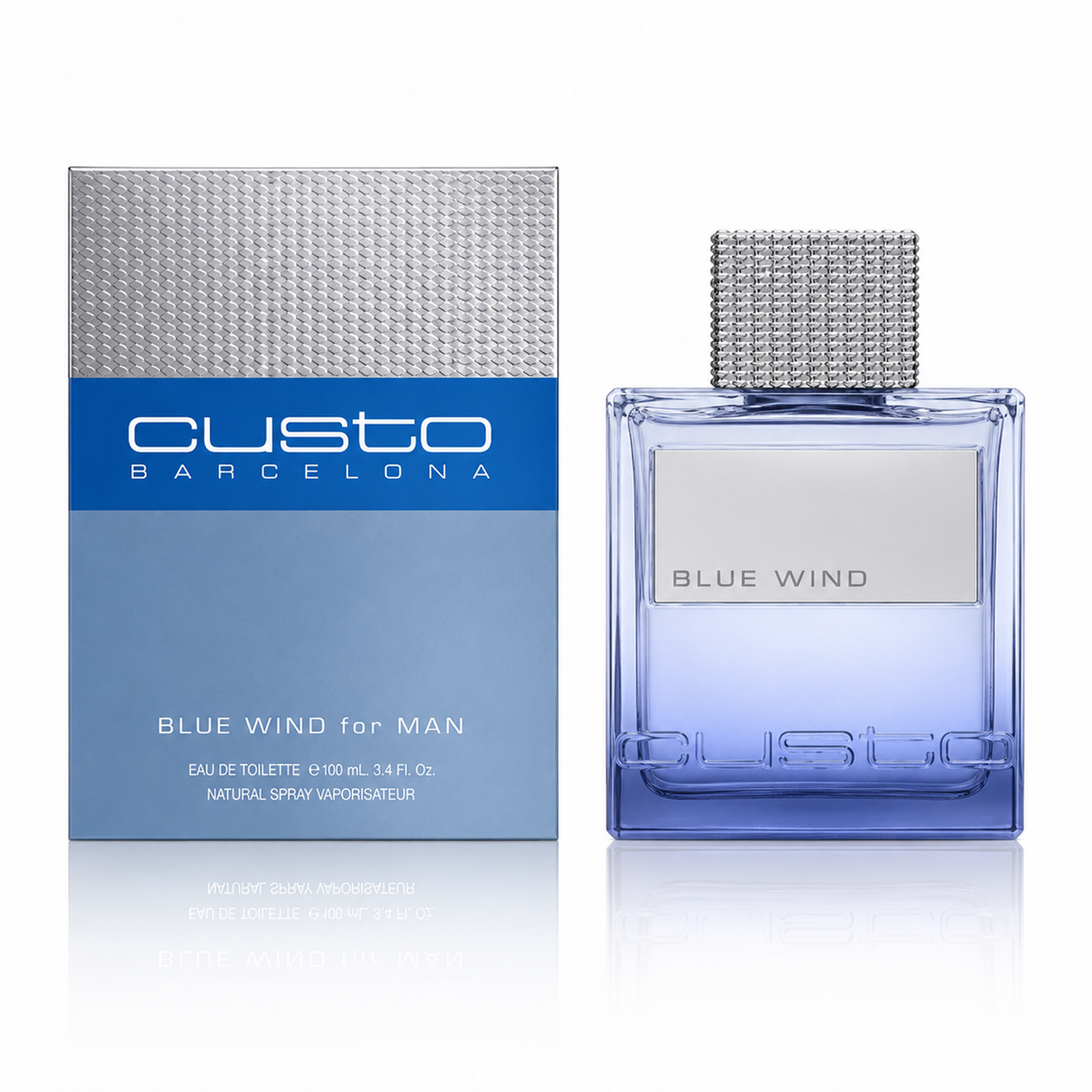 Custo Barcelona Blue Wind For Man Eau de Toilette Spray 100ml