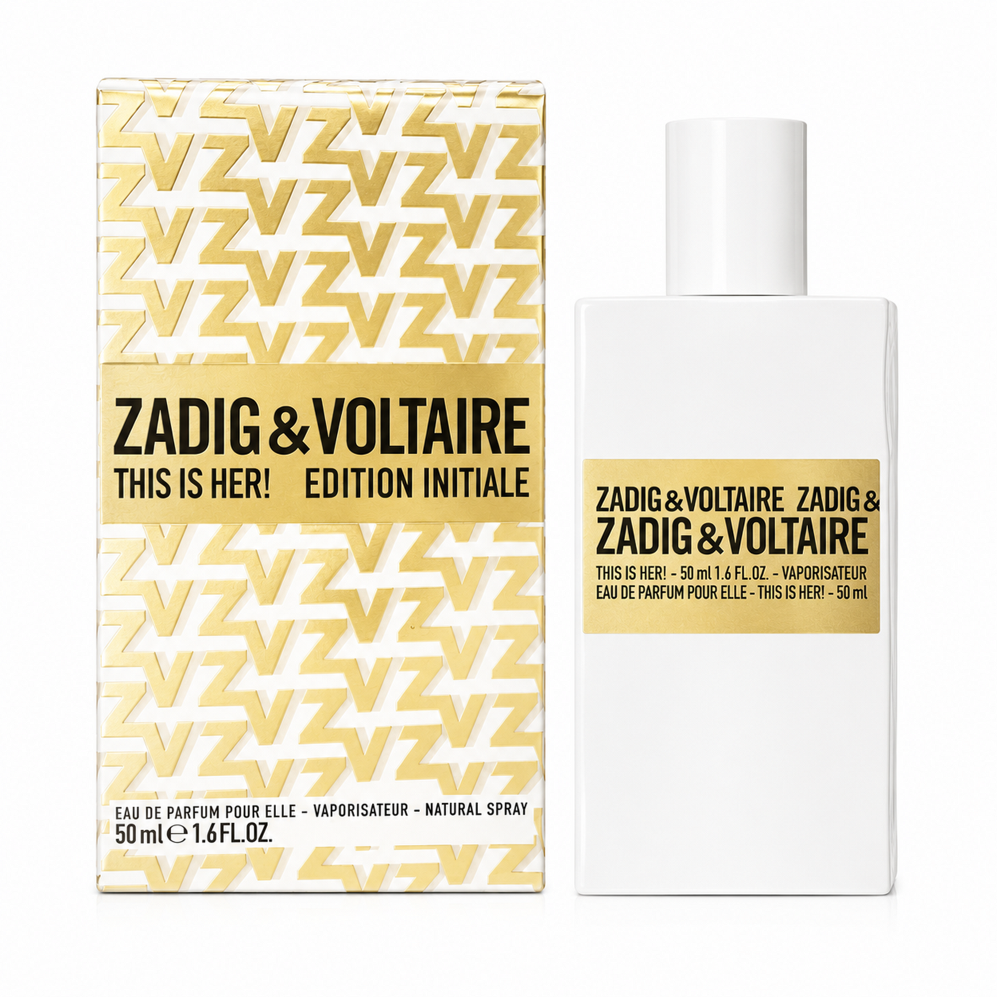 Zadig & Voltaire This is her ! Edition Initiale Pour Elle Eau de Parfum 50ml