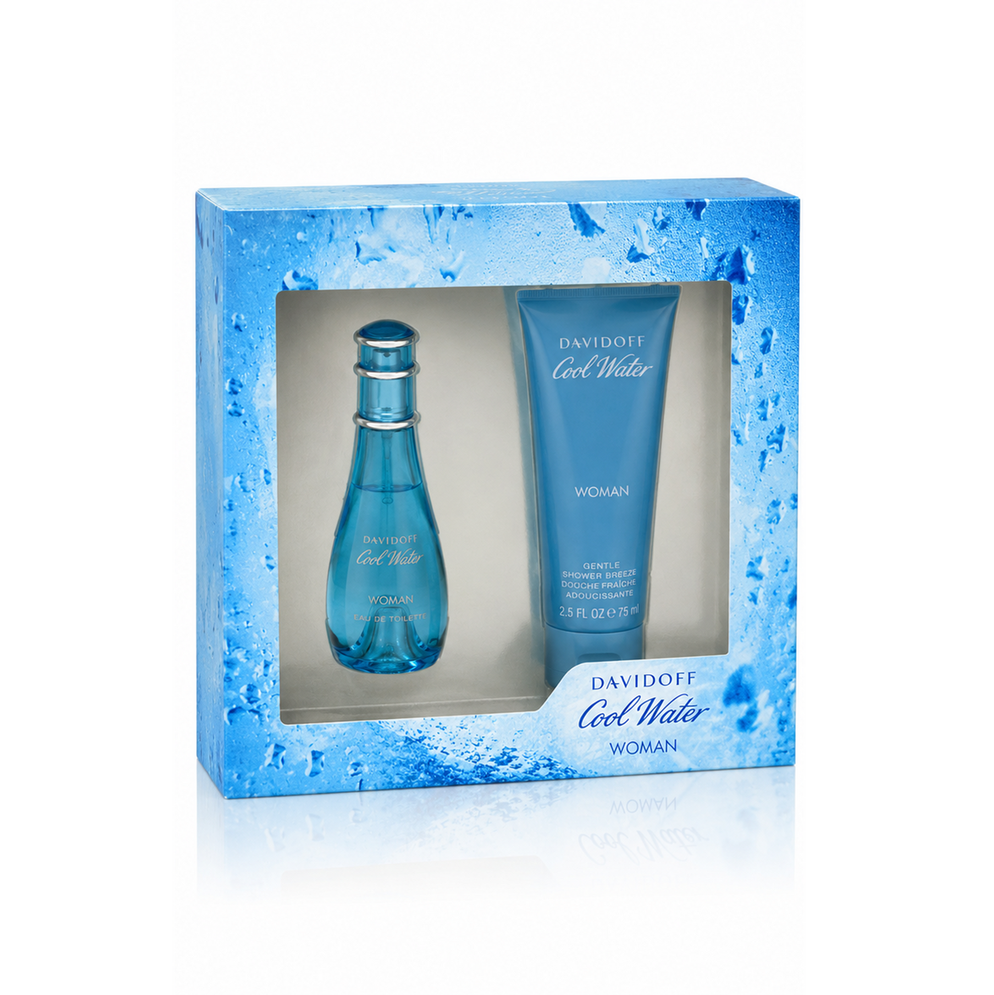 Davidoff Cool Water Woman Eau de Toilette 30ml + Gentle Shower Breeze 75ml