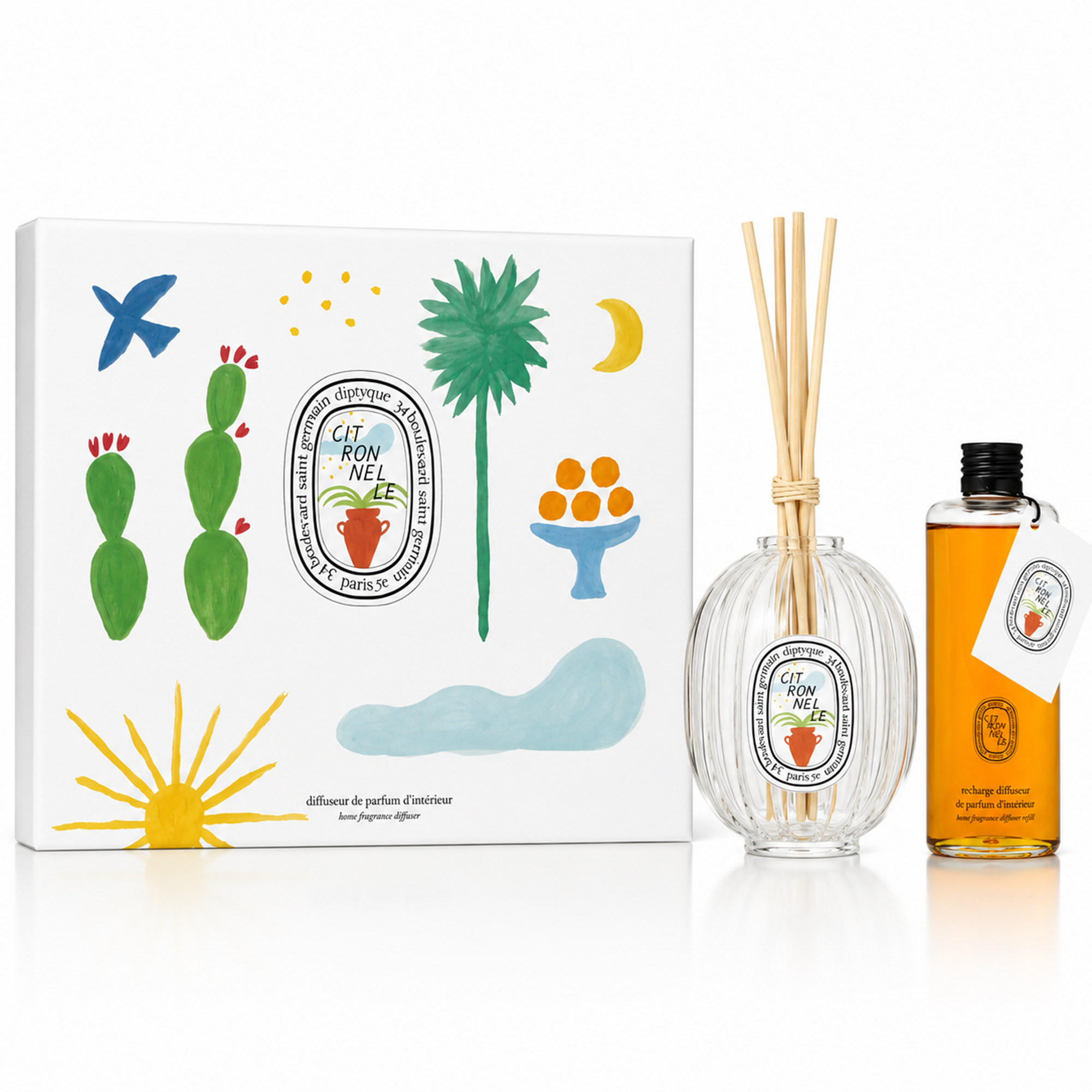 diptyque Citronnelle  diffuseur de parfum d'interieur 200ml