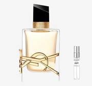 Yves Saint Laurent - Libre Flakon und Probenflakon nebendran
