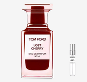 Tom Ford - Lost Cherry Flakon und Probenflakon nebendran