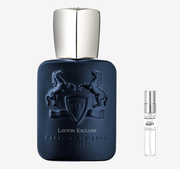 Parfums de Marly - Layton Exclusif Flakon und Probenflakon nebendran