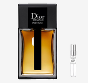 Dior - Homme Intense Flakon und Probenflakon nebendran