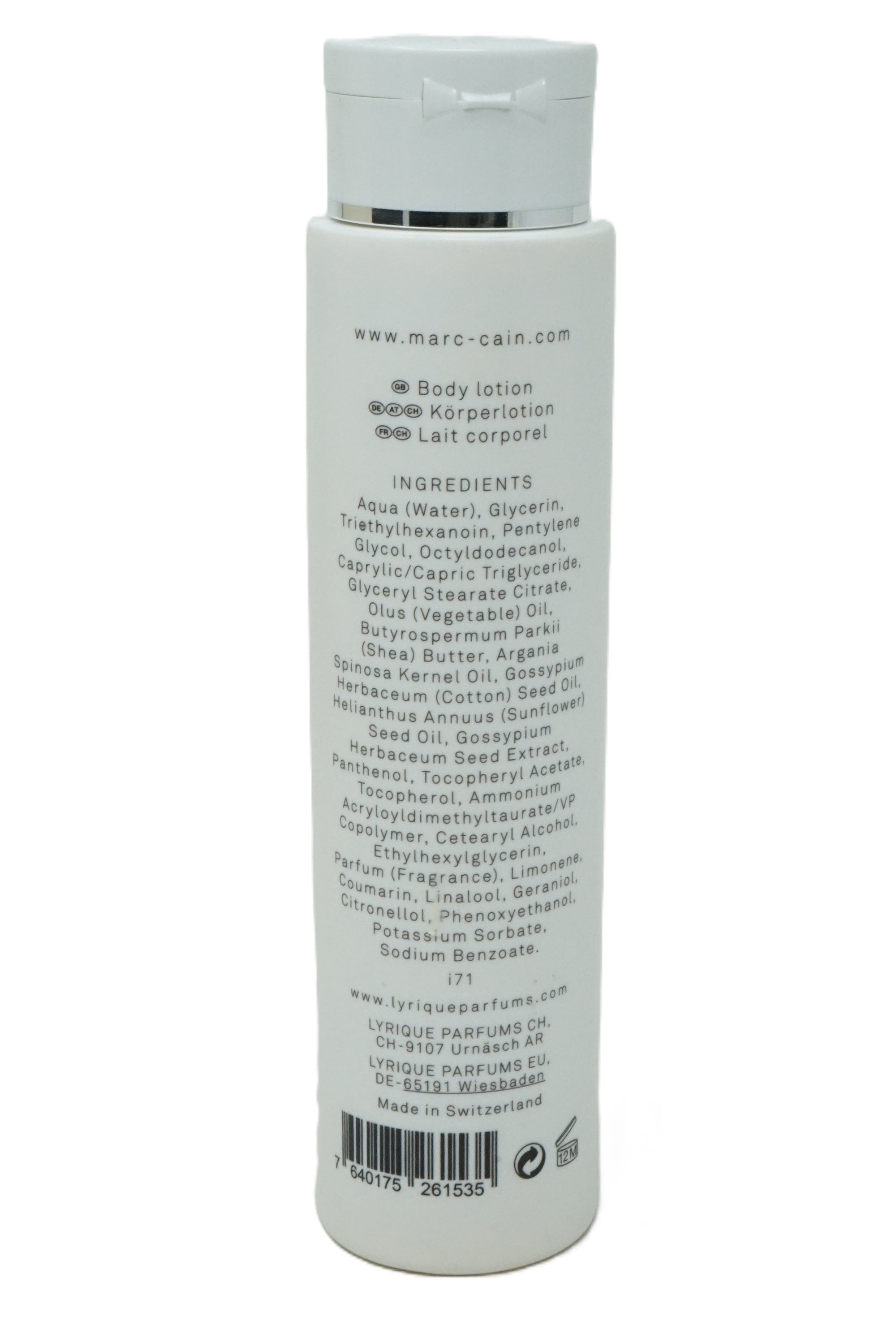 Lyrique Marccain Mysteriously No.1 Body Lotion 200ml
