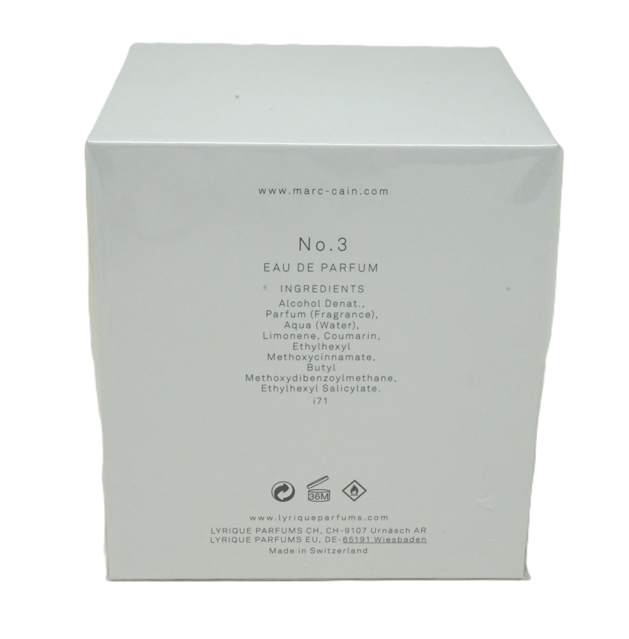 Lyrique Marccain Mysteriously No.3 Eau de Parfum 80 ml