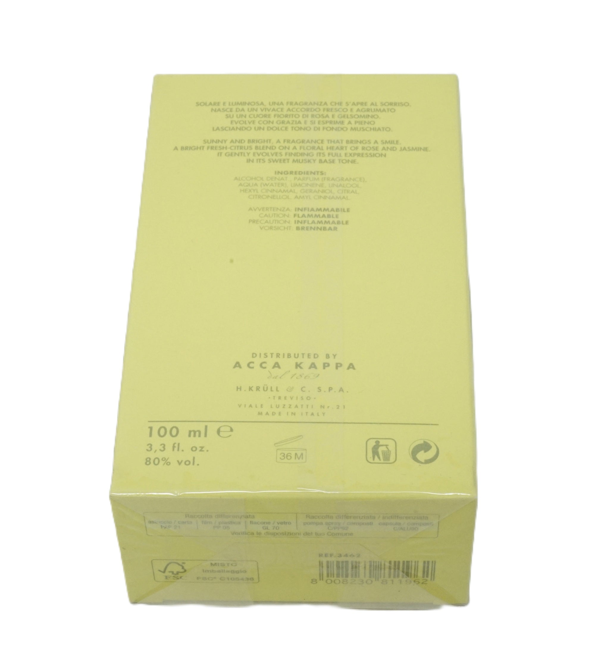 Emanuela Biffoli Piro Lino Bianco Colonia Intensa 100 ml