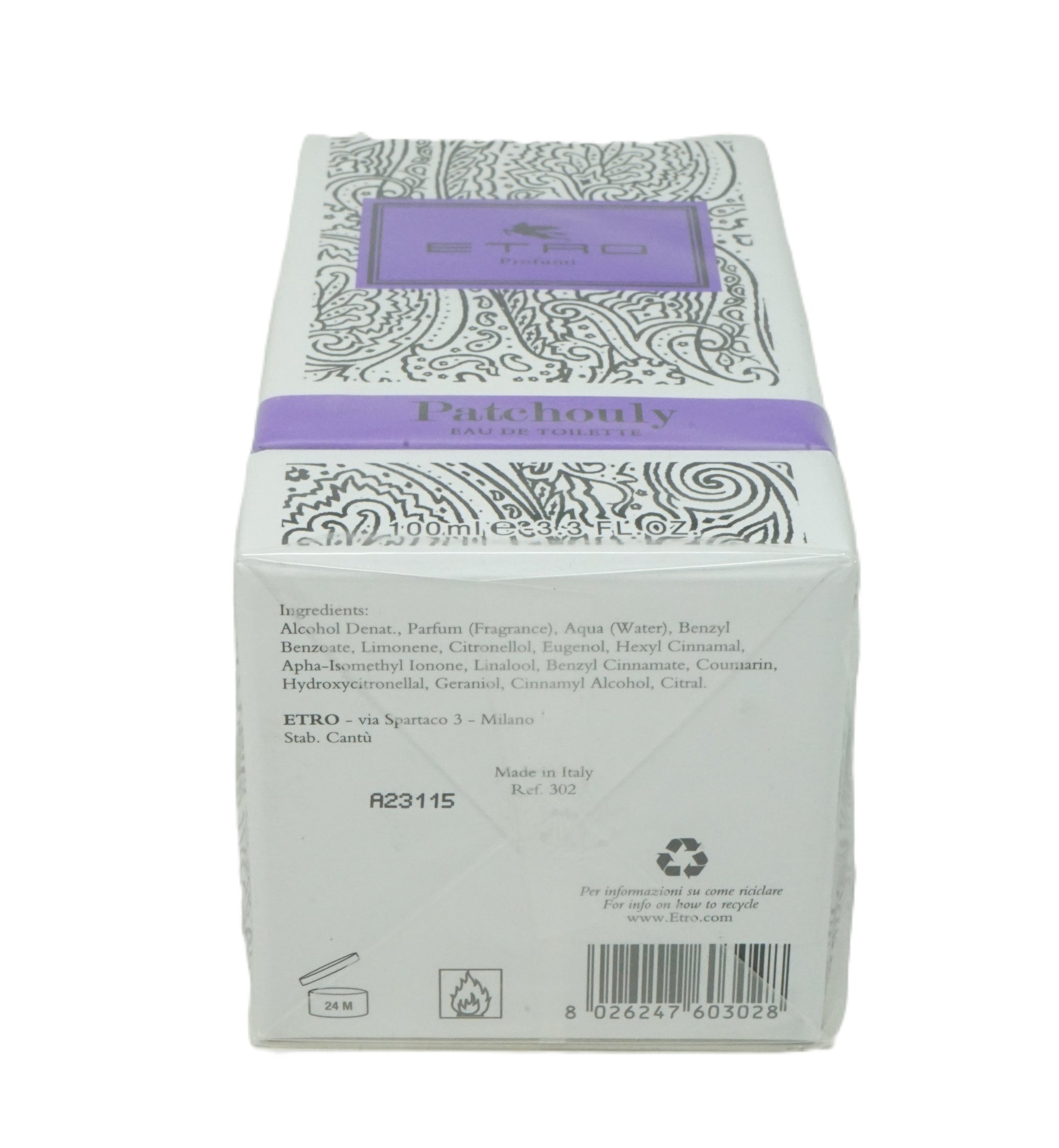 Etro Patchouly Eau de Toilette 100 ml
