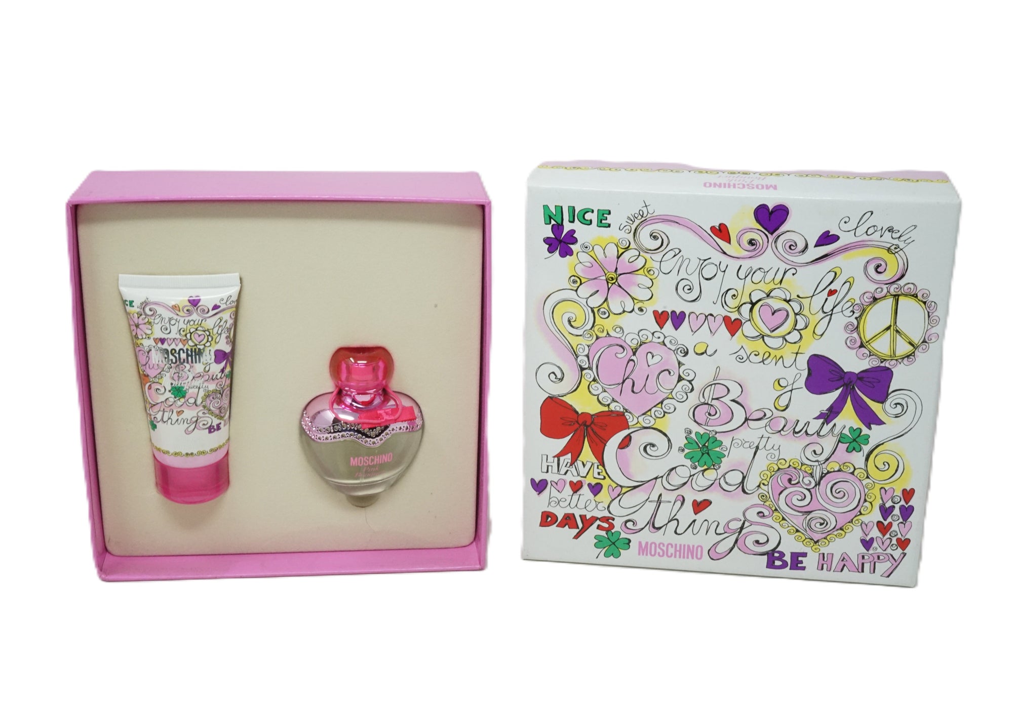 Moschino Pink Bouquet Eau De Toilette 30 ml + 50ml body lotion