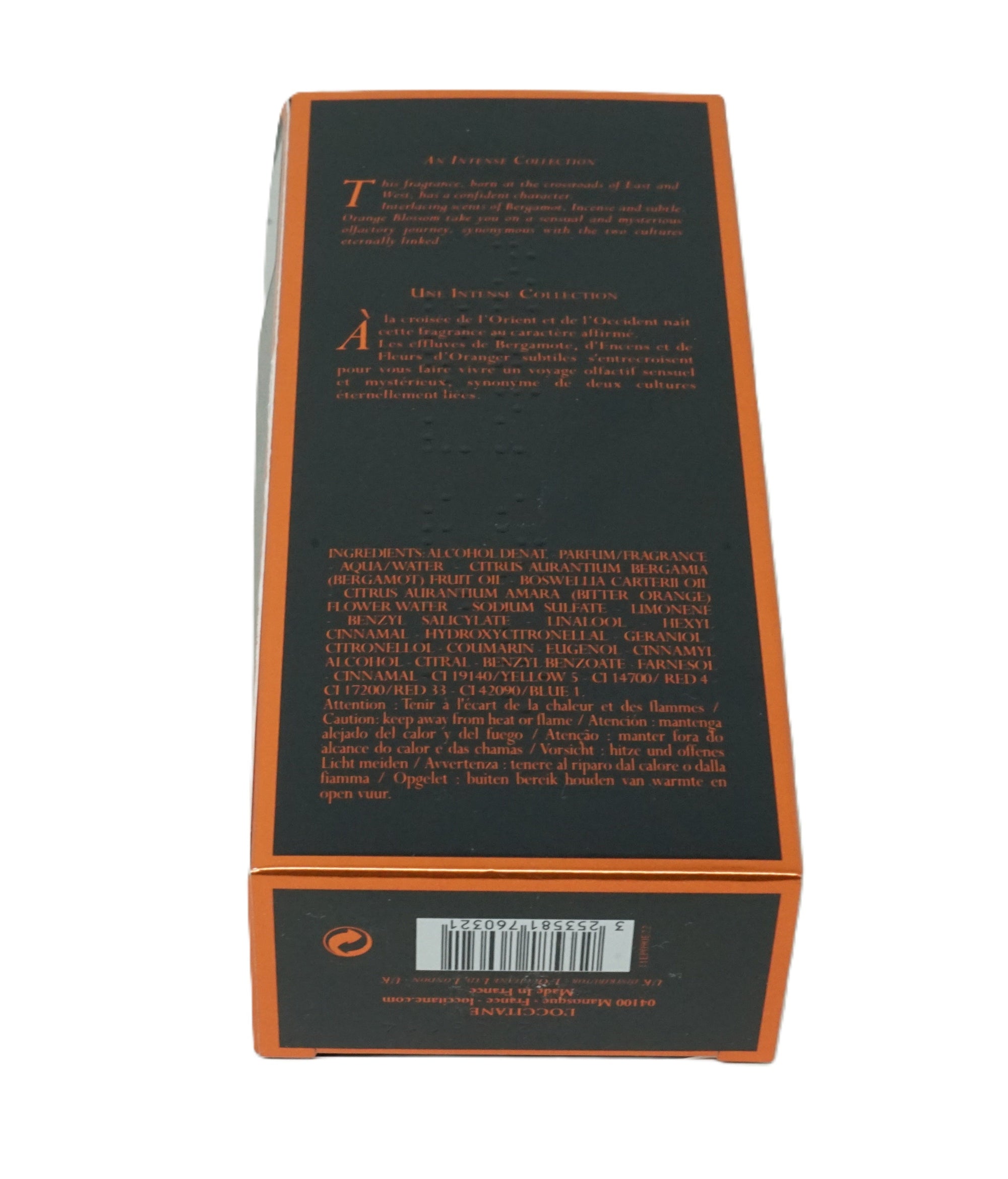 L’Occitane Incense Bergamot Pierre Herme Eau de Parfum 90 ml