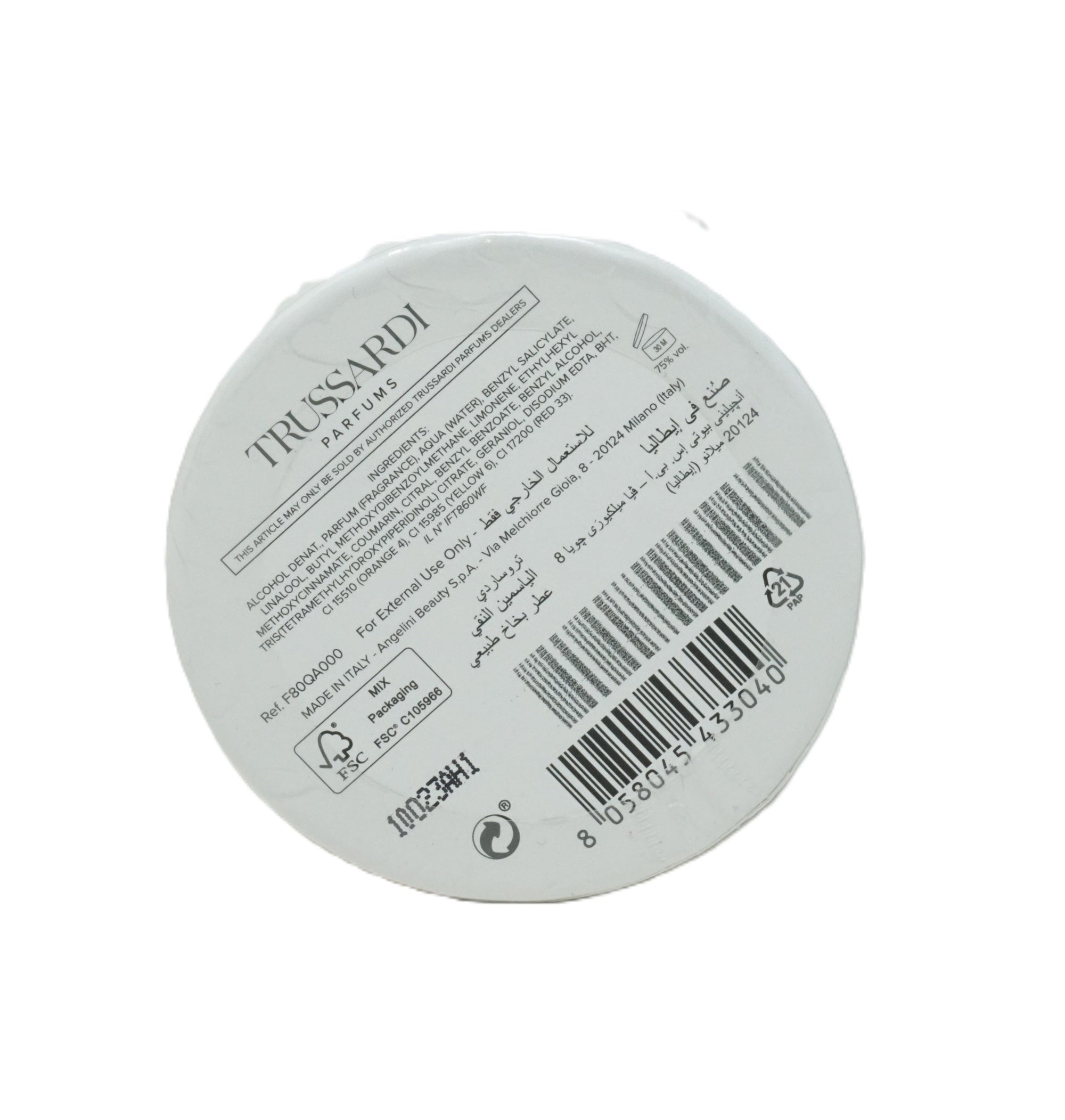 Trussardi Pure Jasmine Eau de Parfum Spray 30 ml