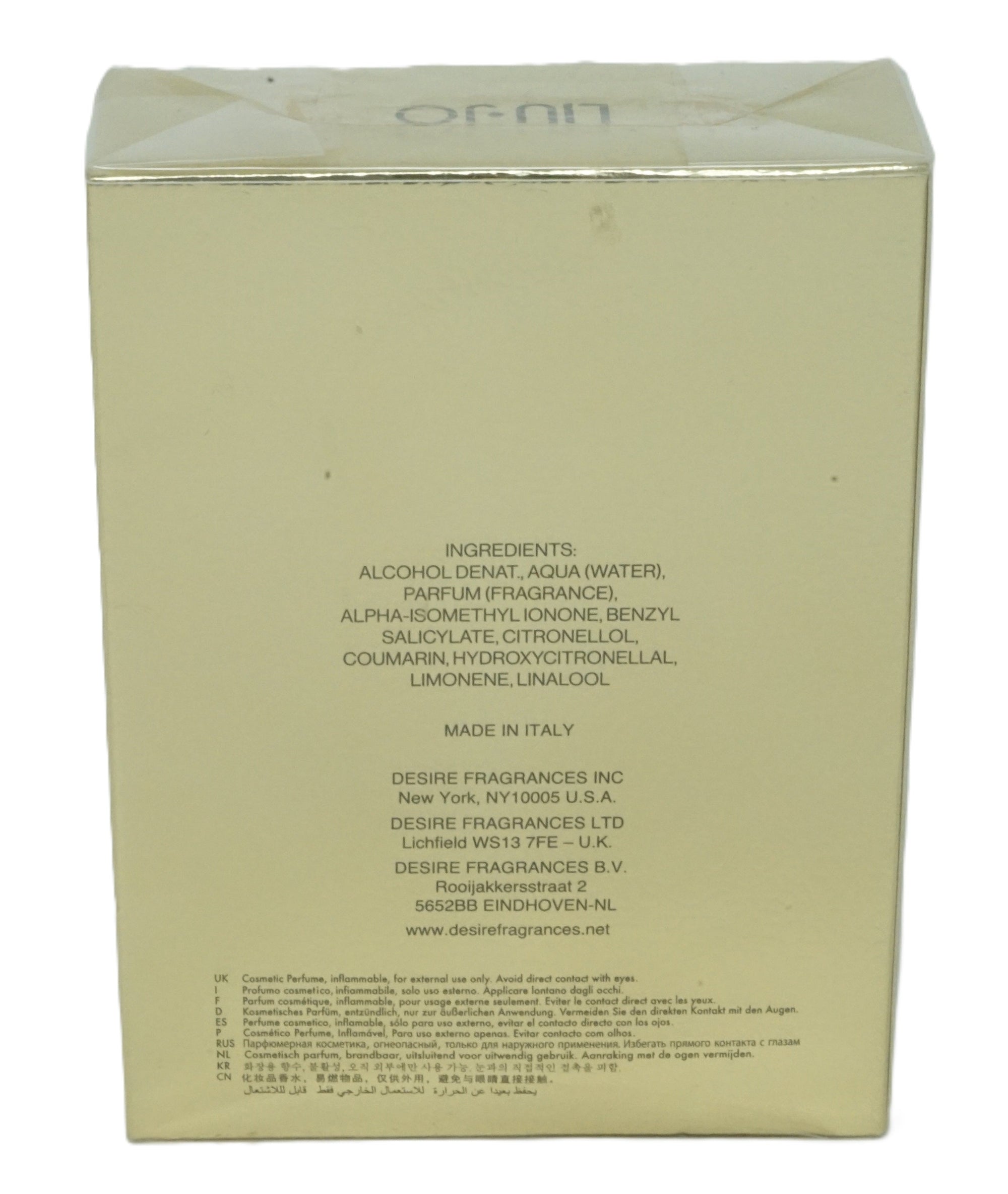 Liu Jo Gold Eau de Parfum Spray 75 ml
