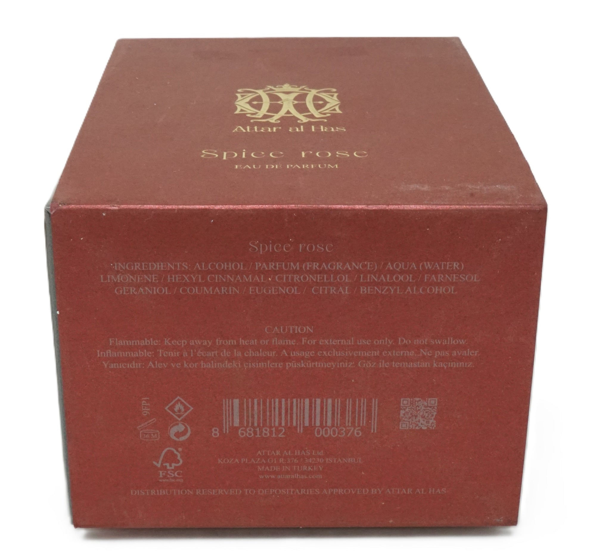 Attar al Has Spice rose Eau de Parfum 100 ml