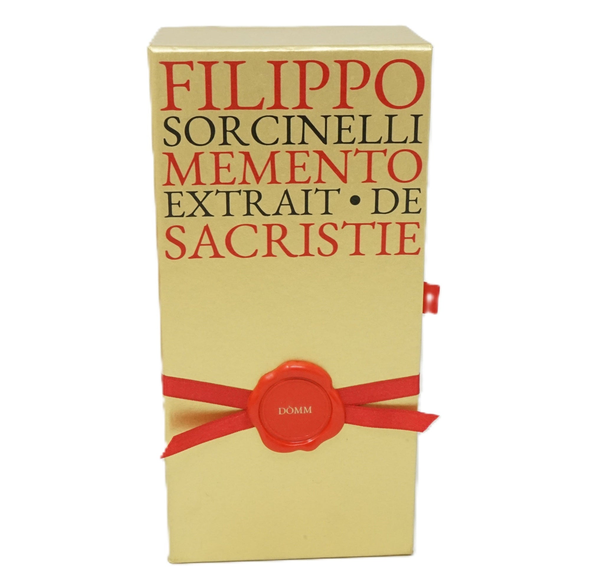 Filippo Sorcinelli Memento Extrait De Sacristie Dómm 100 ml