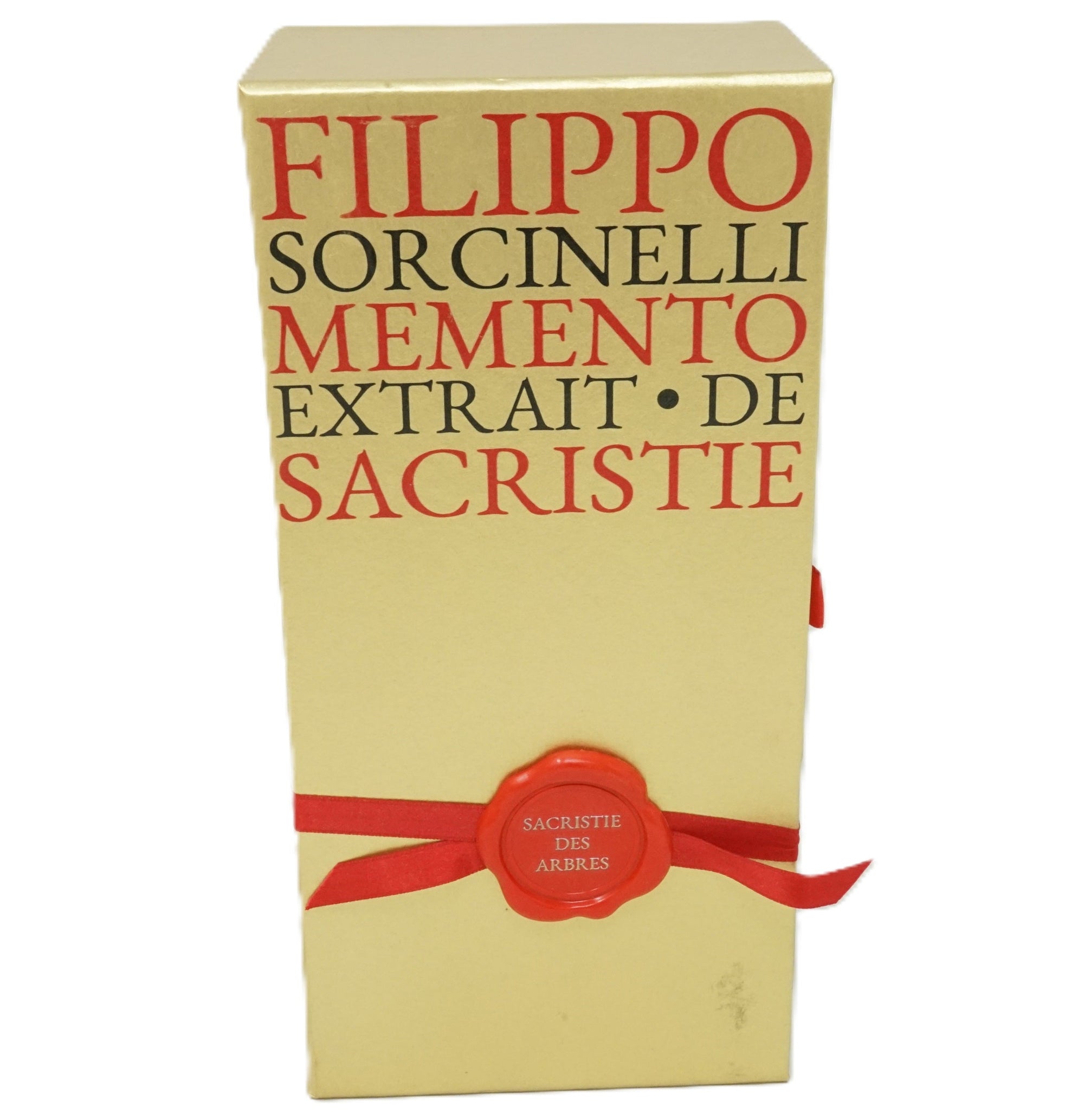 Filippo Sorcinelli Memento Extrait De Sacristie Sacristie Des Arbres 100 ml