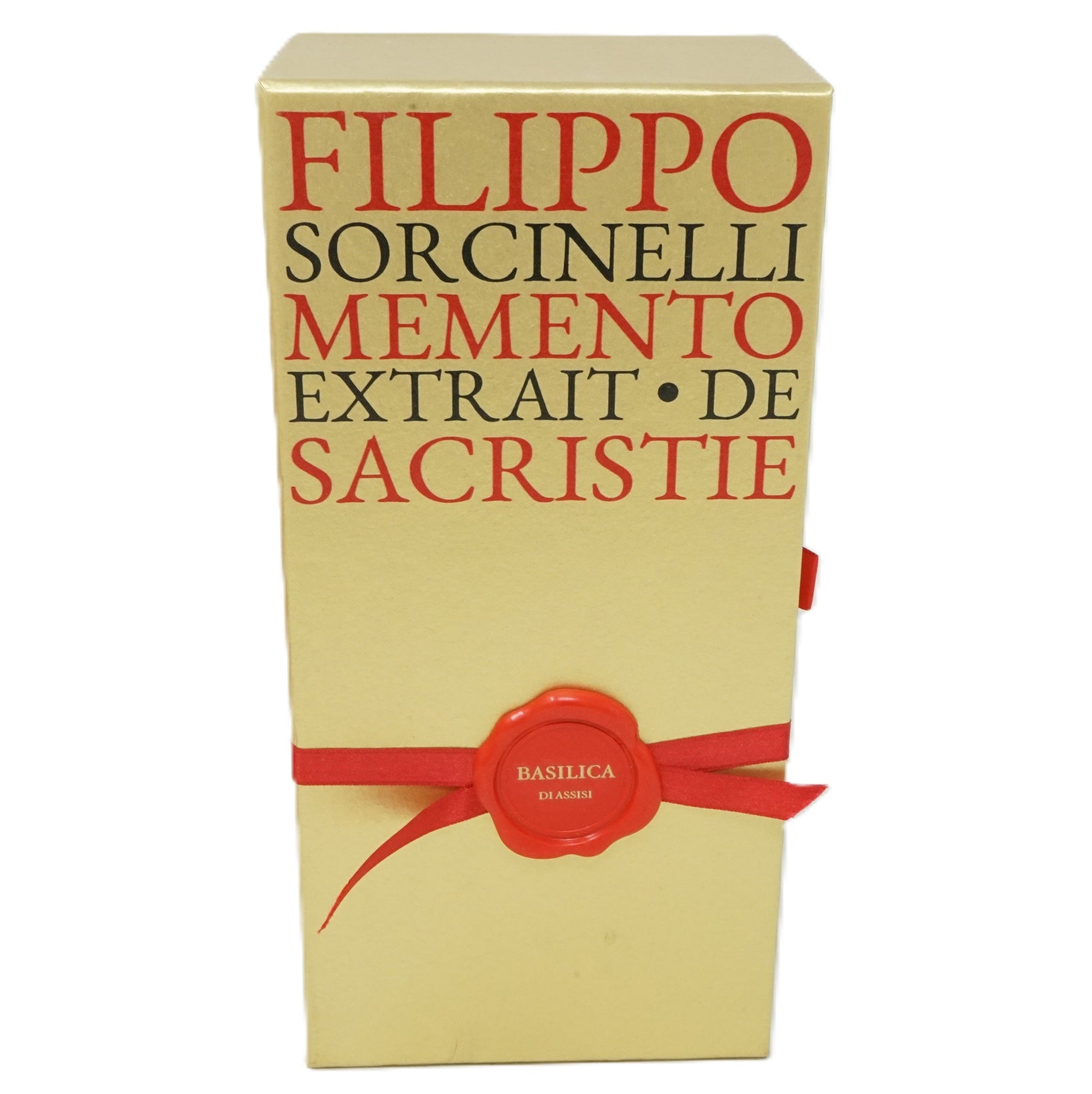 Filippo Sorcinelli Memento Extrait De Sacristie Basilica Di Assisi 100 ml