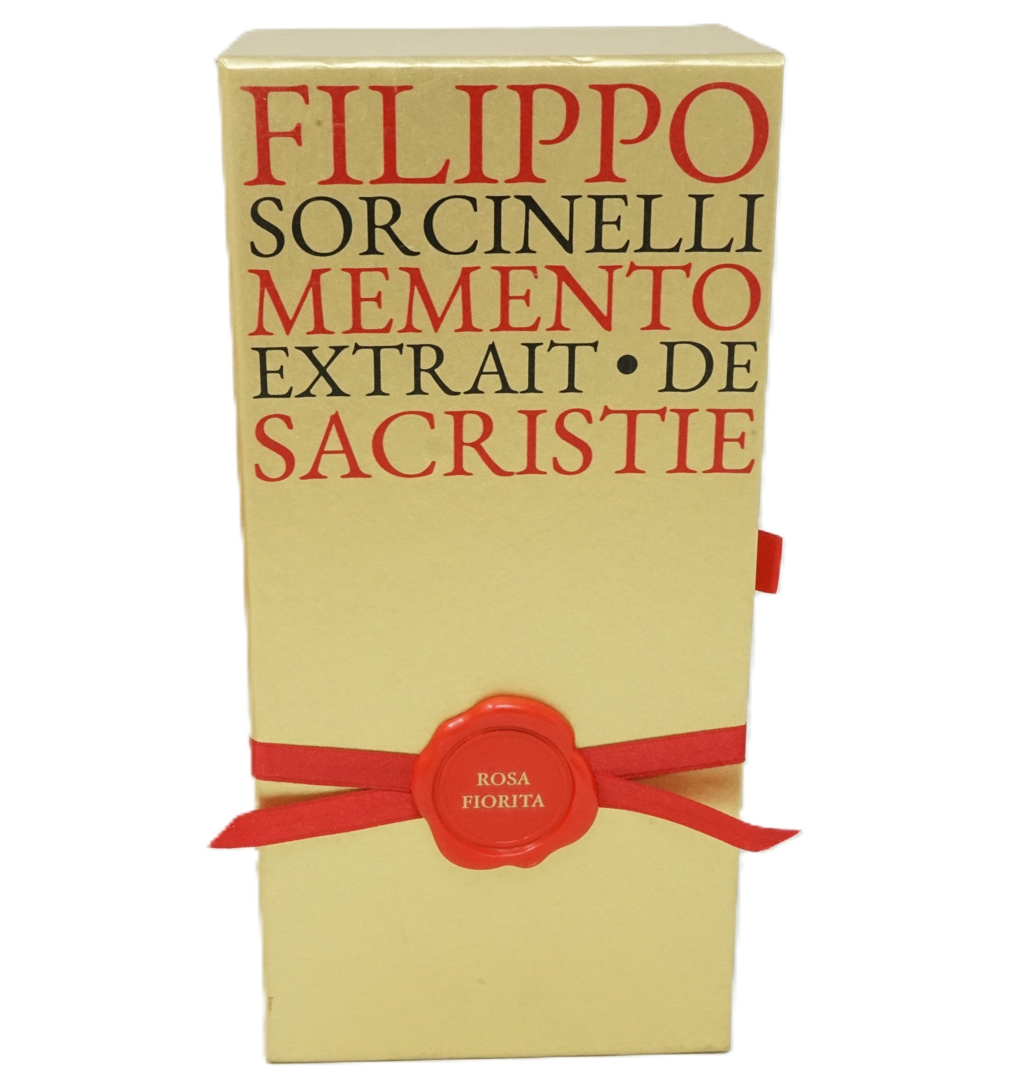 Filippo Sorcinelli Memento Extrait De Sacristie Rosa Fiorita 100 ml