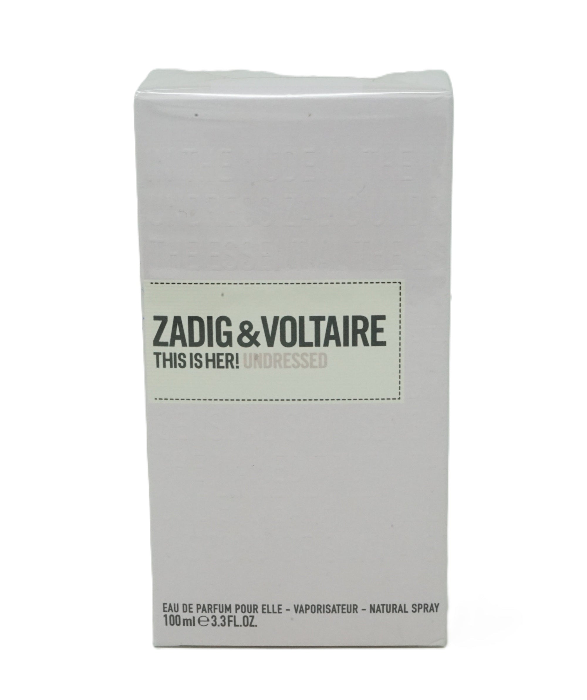 Zadig & Voltaire This is Her! Undressed Eau de Parfum Pour Elle 100ml