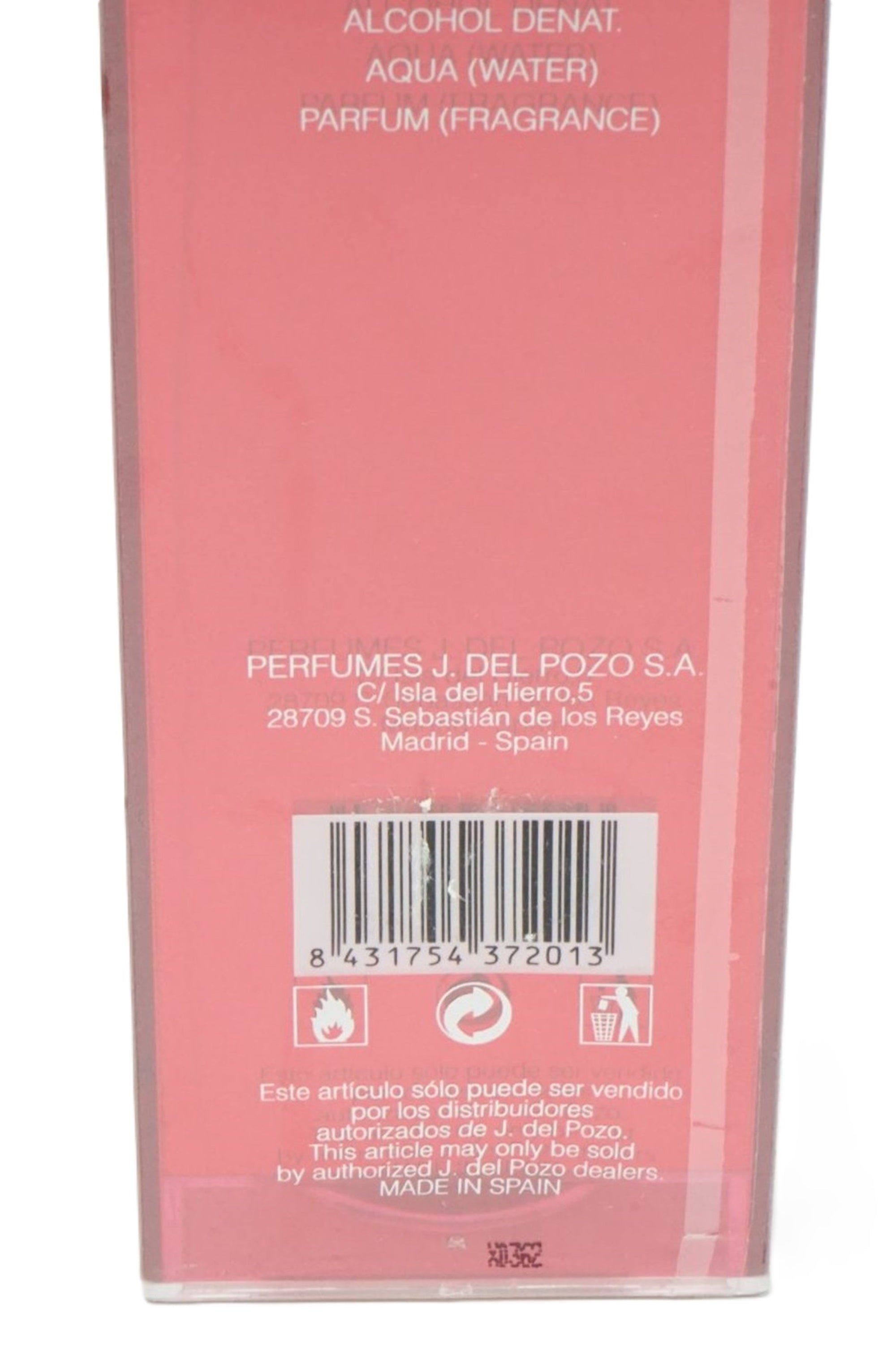 J. Del Pozo On el Eau de Toilette Spray 100ml