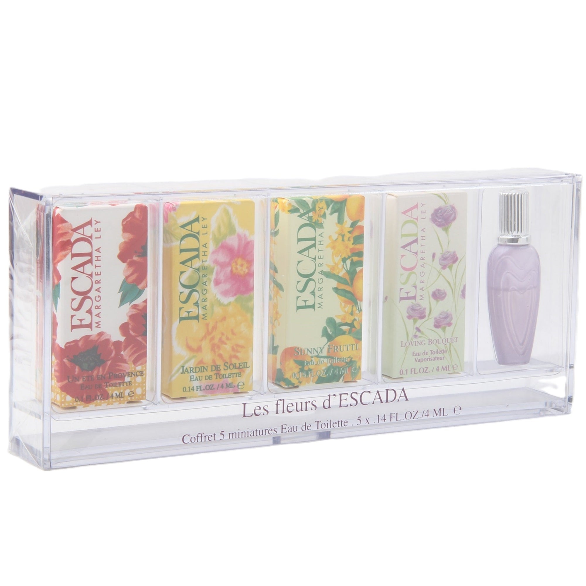 Escada Les Fleurs 5 Miniaturen Eau de Toilette 5x4ml