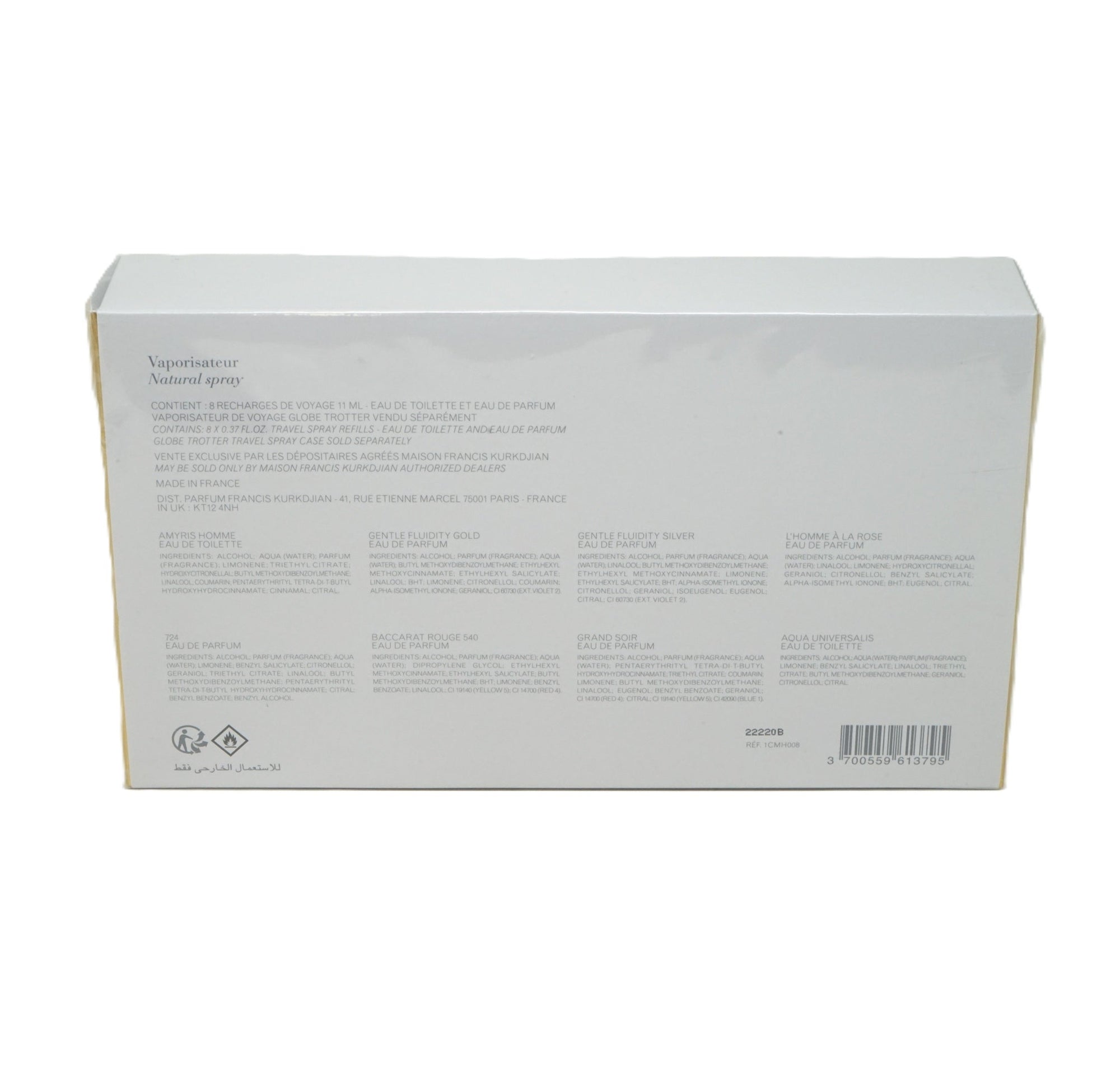 Maison Francis Kurkdjian Discovery Collection For Him  8 x 11ml